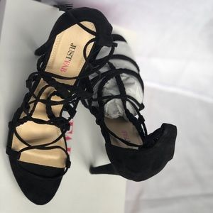 JustFab Black Heels